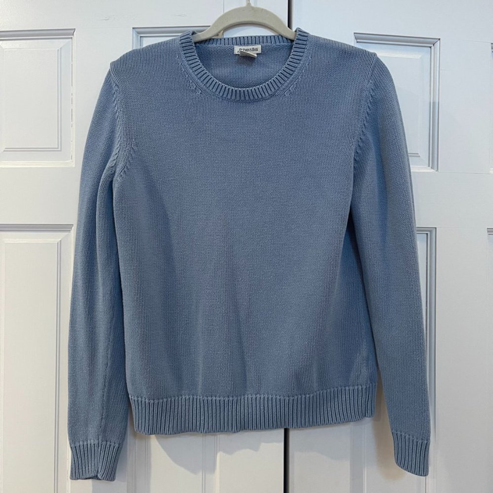 St Johns Bay Blue Knit Sweater